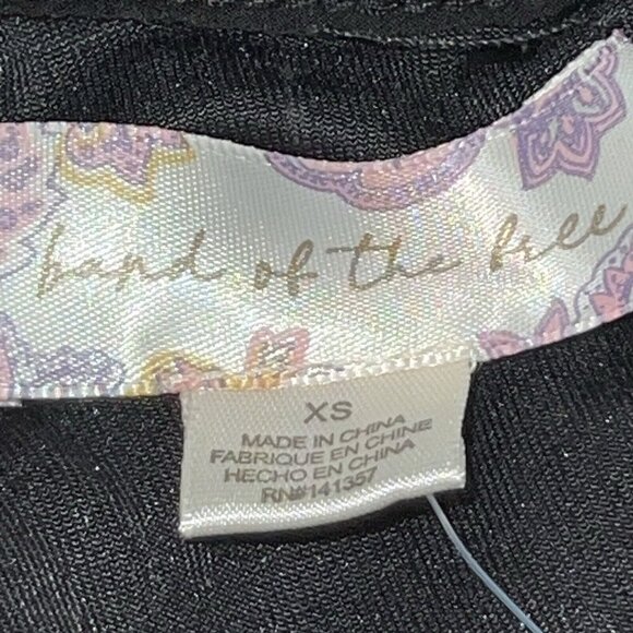 B.O.G.‎ BAND OF FREE GIRL CRUSH BLACK VELVET MIDI DRESS WOMEN XS SLEEVELESS NEW - Picture 9 of 12